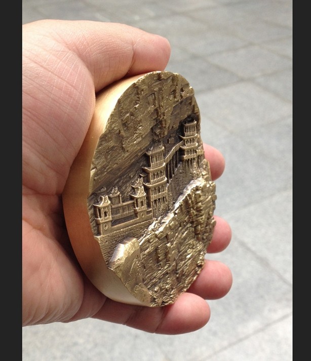 北岳恒山--悬空寺纪念章