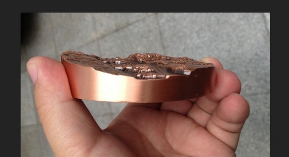 北岳恒山--悬空寺纪念章