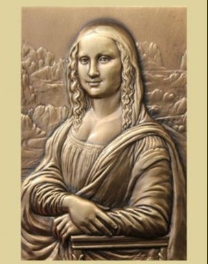 蒙娜丽莎的微笑》艺术大铜