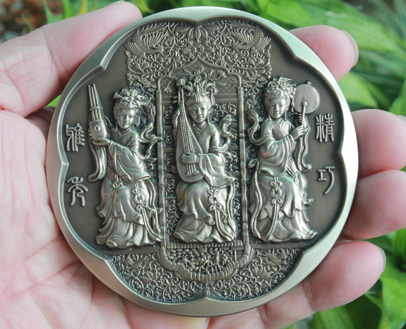 新品预定:中国牙雕艺术大铜章