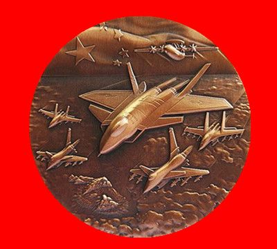 中国空军之歼20纪念大铜章在上海首发