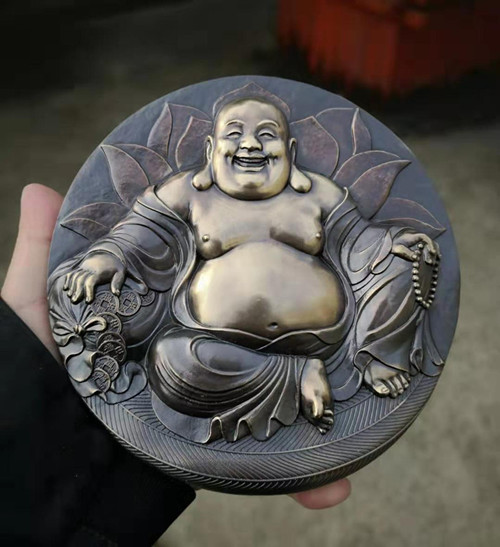 新品预定:得大自在《弥勒佛》大铜章
