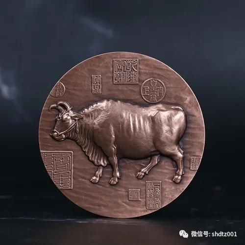 新品预定:《五牛图》纪念铜章
