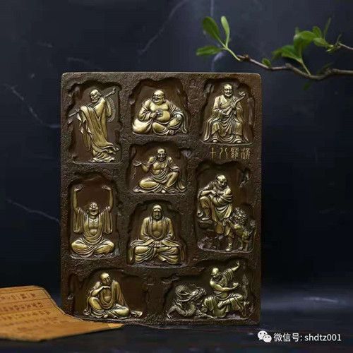 现货订购:十八罗汉原模浇铸