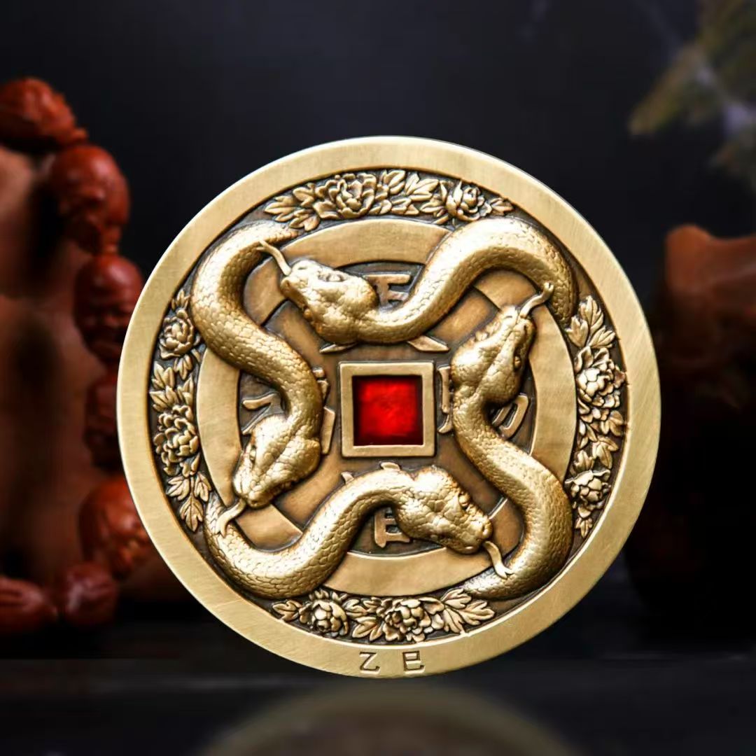 新品预定:蛇年贺岁生肖纪念铜章